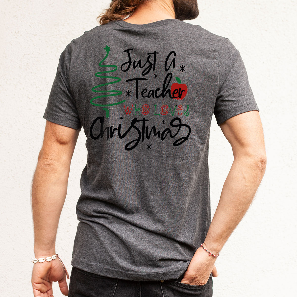 2023 Christmas Love Shirt, Just A Teach Who Loves Christmas Tee, Xmas 2023 Design T-Shirt