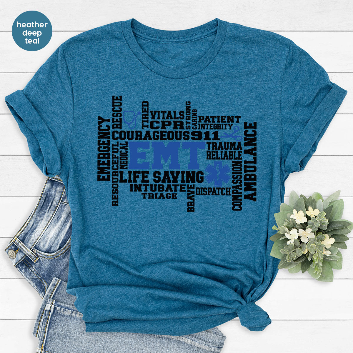 EMT Shirt, Gift For Paramedics, Life Saving T-Shirt