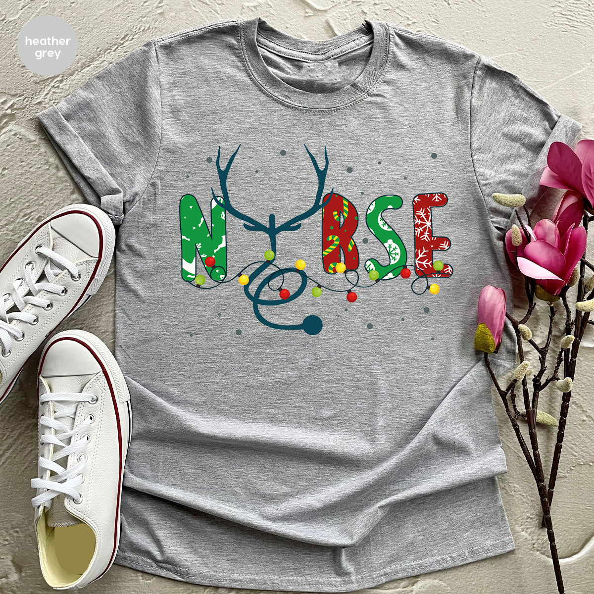 Christmas Nurse Shirt, Health Employee Christmas T-Shirt, Christmas Gift for Nurses