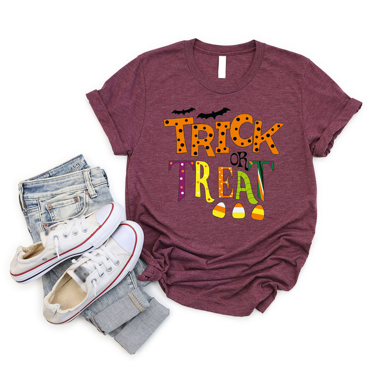 Spooky Season Shirts, Halloween Party Clothing, Spooky Halloween Gifts, Unisex Halloween Bat Shirt, Crewneck Kids Halloween Shirts