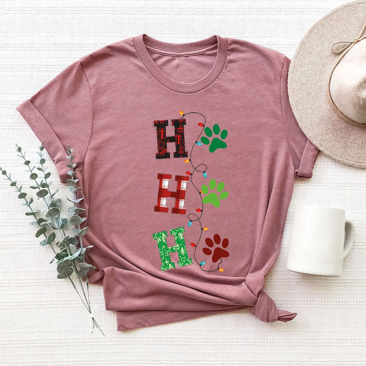 Christmas Cat Shirt, Santa Clause T-Shirt For Cat Mom, Pet Owner Christmas Tee, Dog Christmas Gift