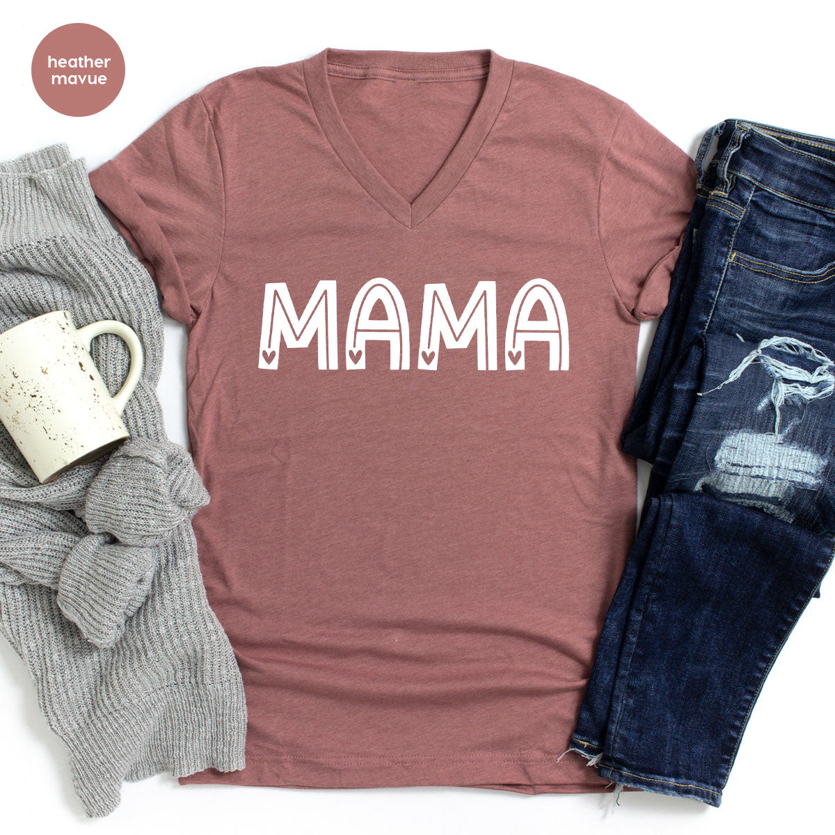 Mama Shirt, Valentine's Day Gift For Mamas, 2023 Valentine's Day Shirt