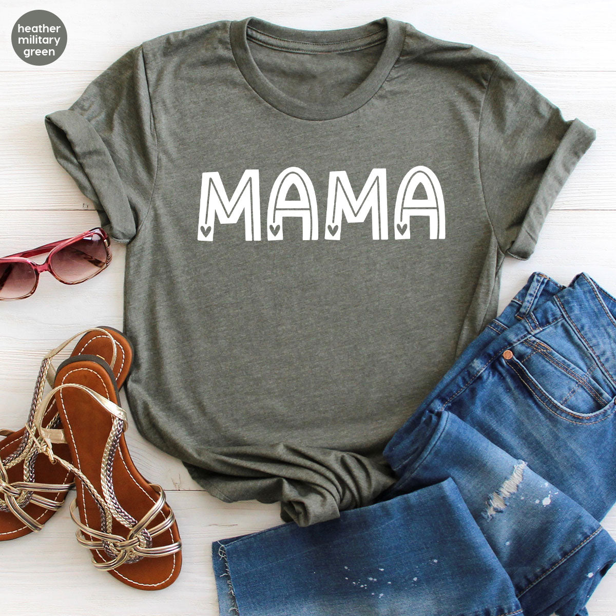 Mama Shirt, Valentine's Day Gift For Mamas, 2023 Valentine's Day Shirt