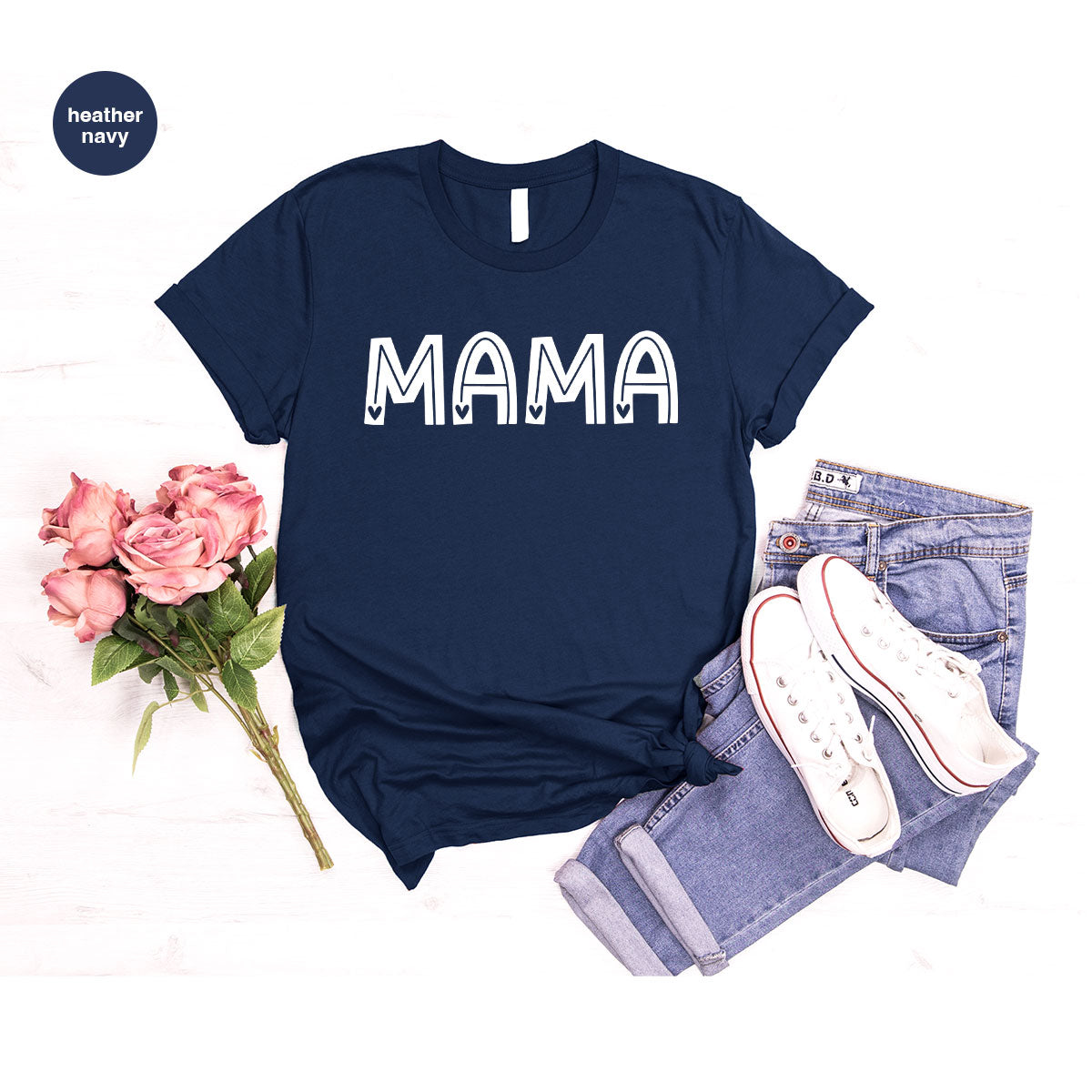 Mama Shirt, Valentine's Day Gift For Mamas, 2023 Valentine's Day Shirt