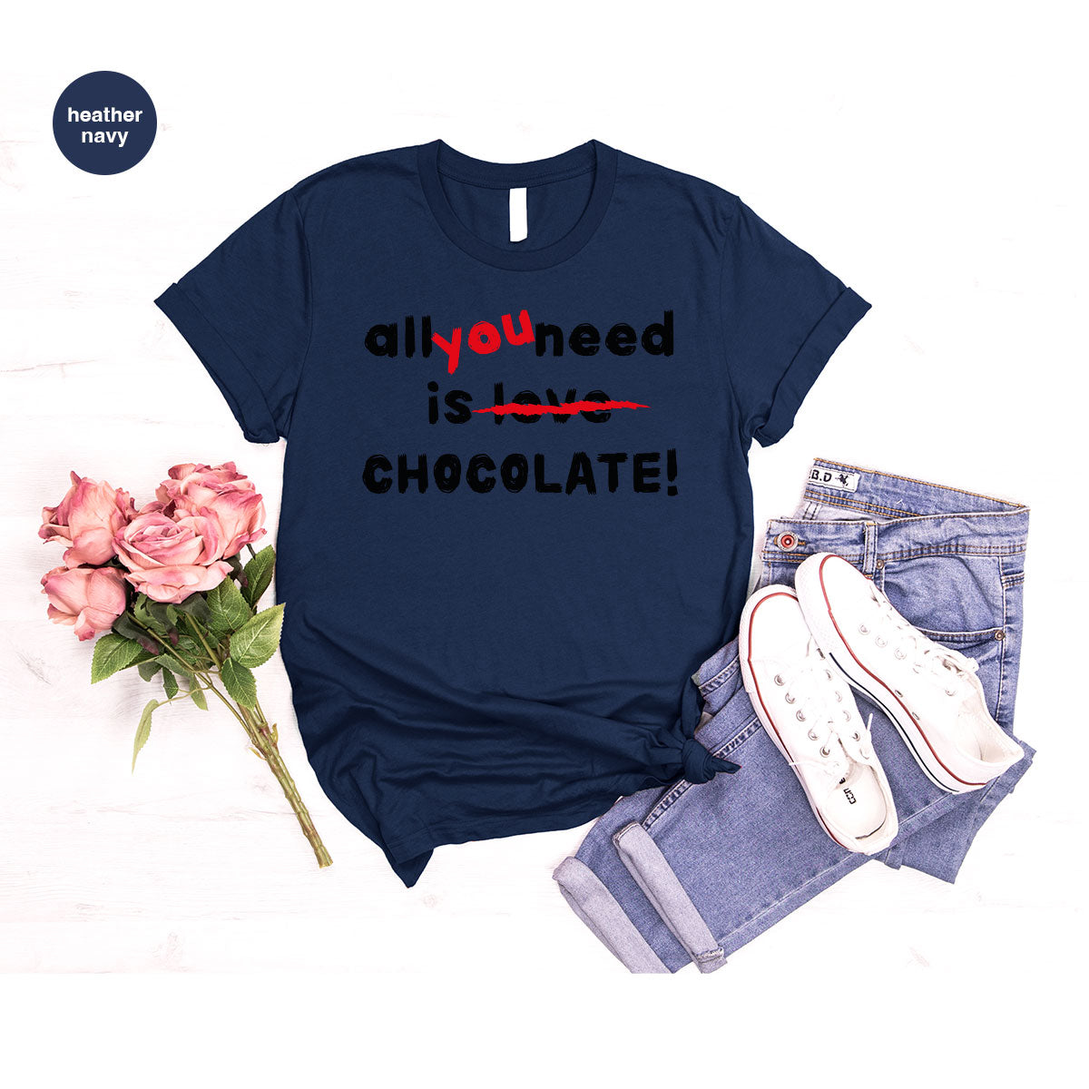 Anti Love Shirt, Chocolate T-Shirt, Anti Valentine's Day T-Shirt