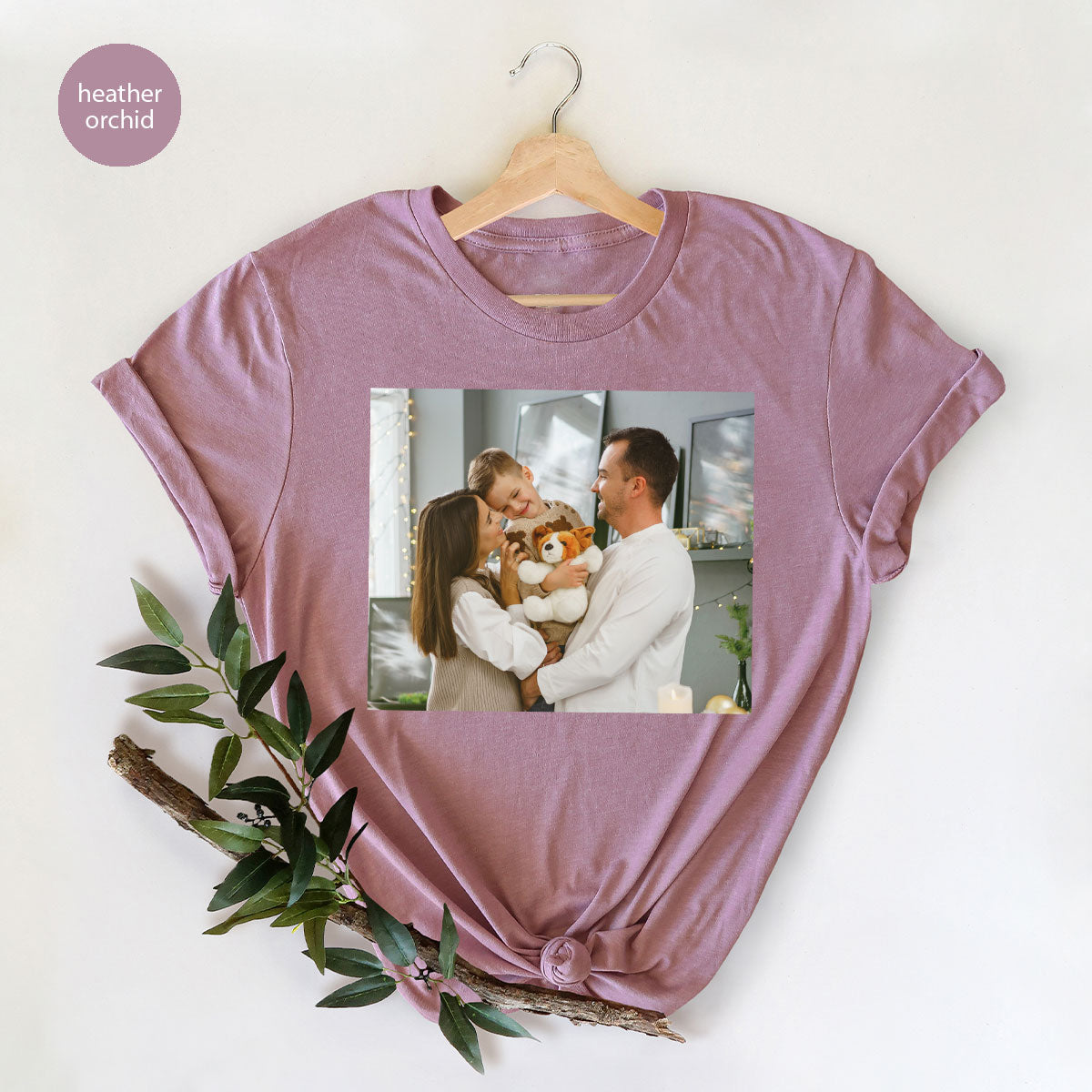 Custom Family T-Shirt, Customizable Photo Shirt, Baby Photo Tee, Family Custom Photo T-Shirt