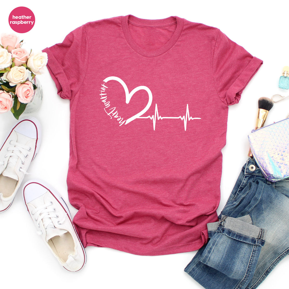 Heart Shirt, Valentine's Day T-Shirt, Valentine's Day Heart Tee