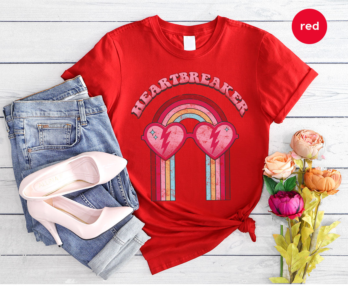 Heartbreaker Shirt, Anti Valentine's Day T-Shirt, Gift for Anti Love Shirt