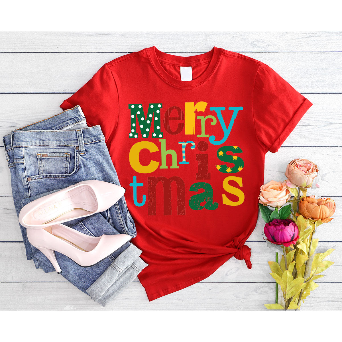 Merry Christmas Shirt, Family Christmas 2023 Tee, Xmas T-Shirt