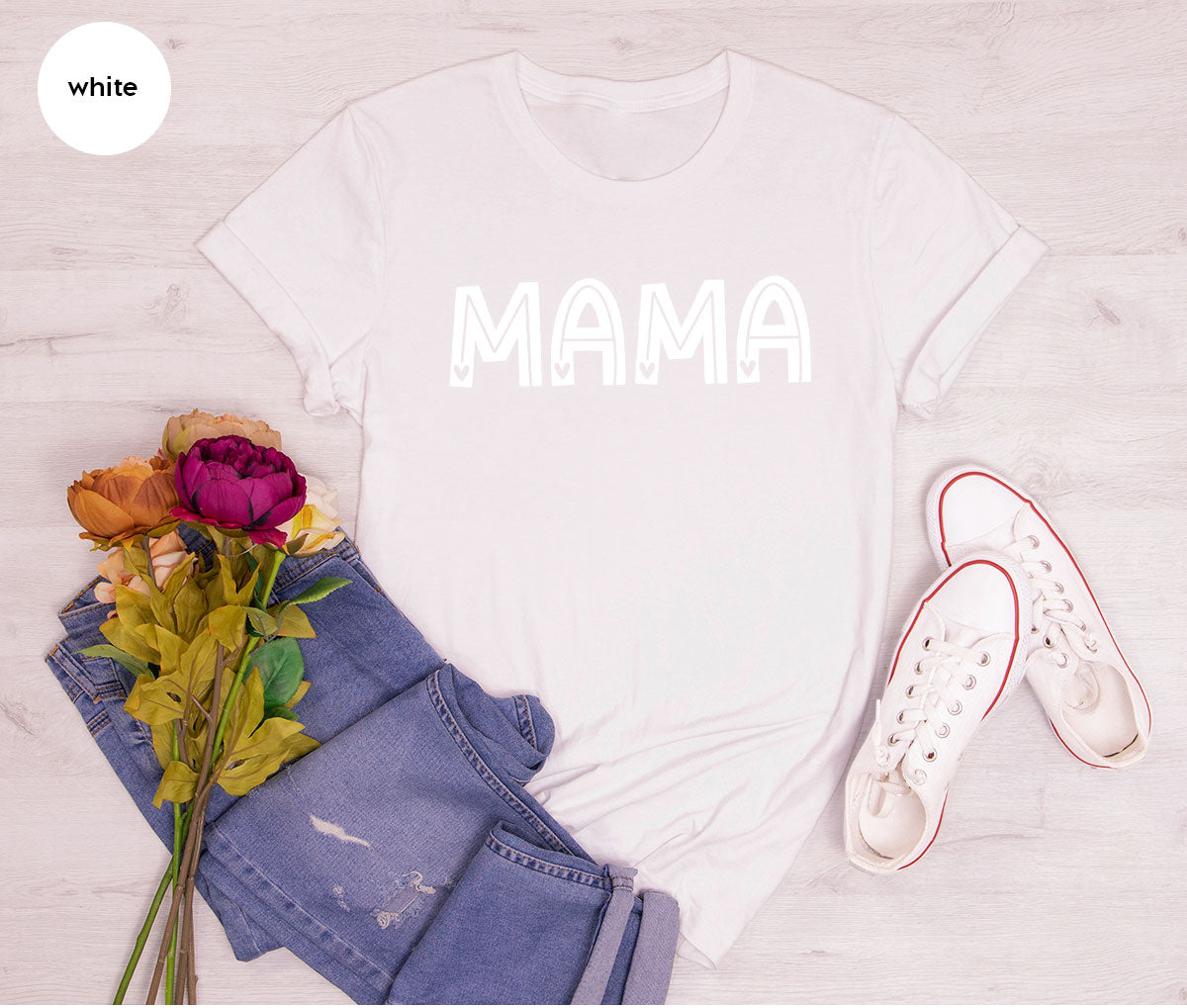 Mama Shirt, Valentine's Day Gift For Mamas, 2023 Valentine's Day Shirt