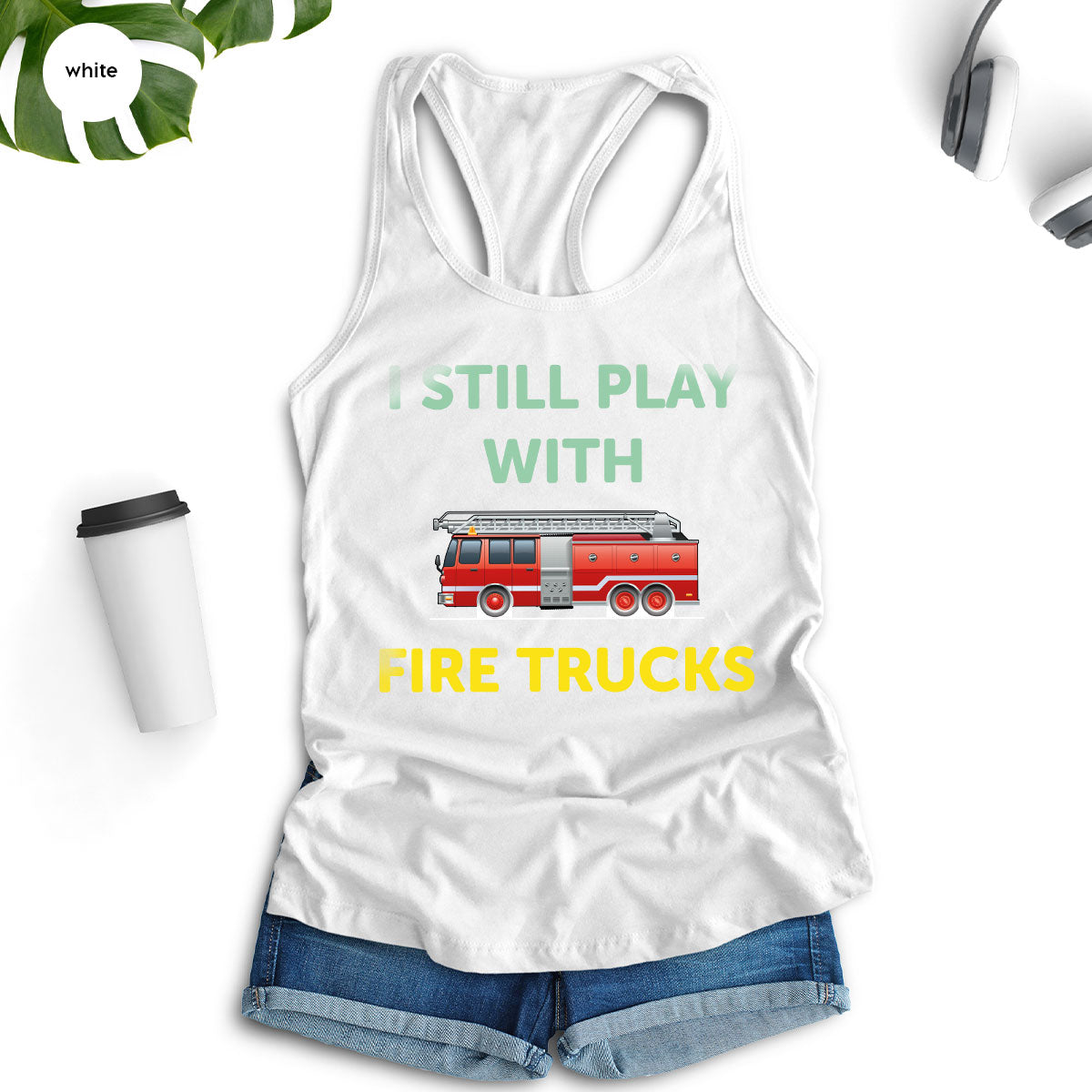 Fire Truck Shirt, Funny Fire Fighter T-Shirt, Fireman Tee