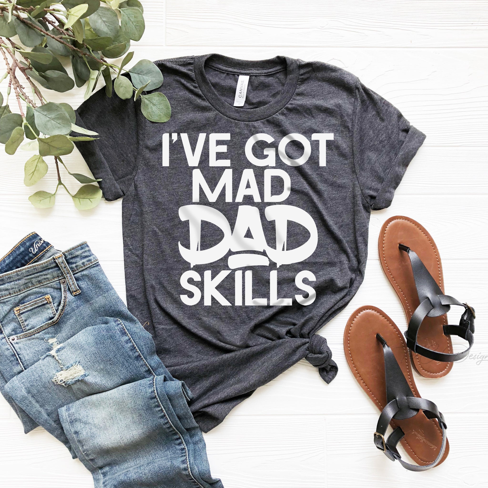 Mad Dad Skills, Funny Dad Tshirts for Fathers Day, Dad gift shirts, Dad shirts from daughter, Funny Shirts for dad men husband,Dad Birthday, - Fastdeliverytees.com