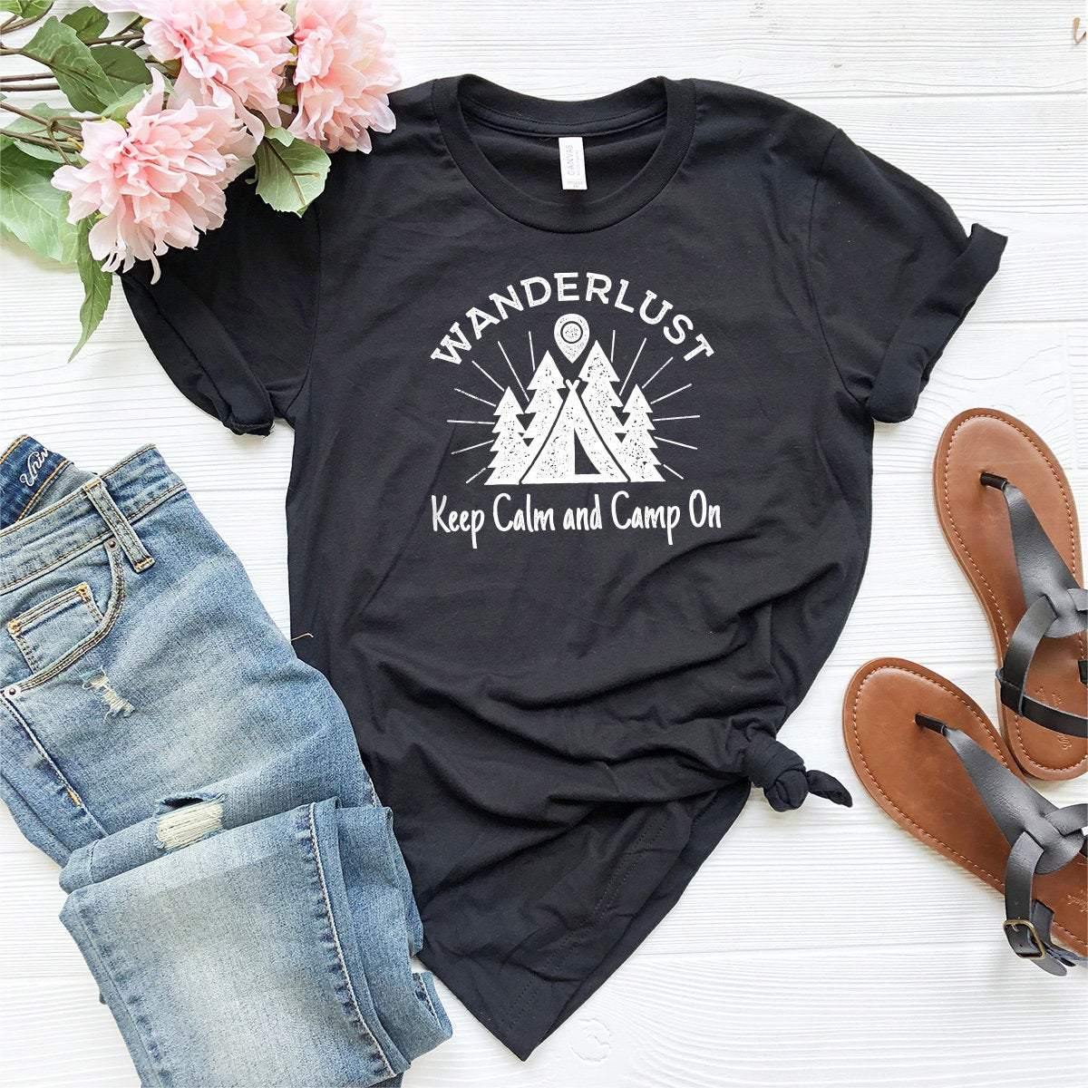 Wanderlust Shirt,Camping Shirt,Hiking Shirt,Adventure Shirt,Mountain Shirt,Climbing Shirt,Travel Shirt,Camper Shirt,Outdoor Shirt - Fastdeliverytees.com