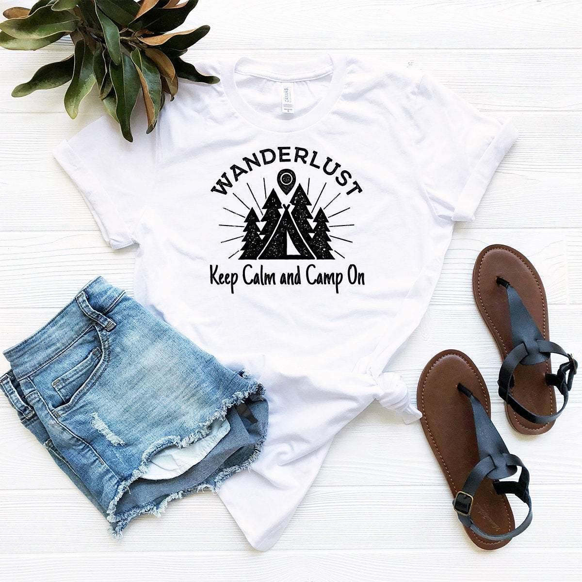 Wanderlust Shirt,Camping Shirt,Hiking Shirt,Adventure Shirt,Mountain Shirt,Climbing Shirt,Travel Shirt,Camper Shirt,Outdoor Shirt - Fastdeliverytees.com