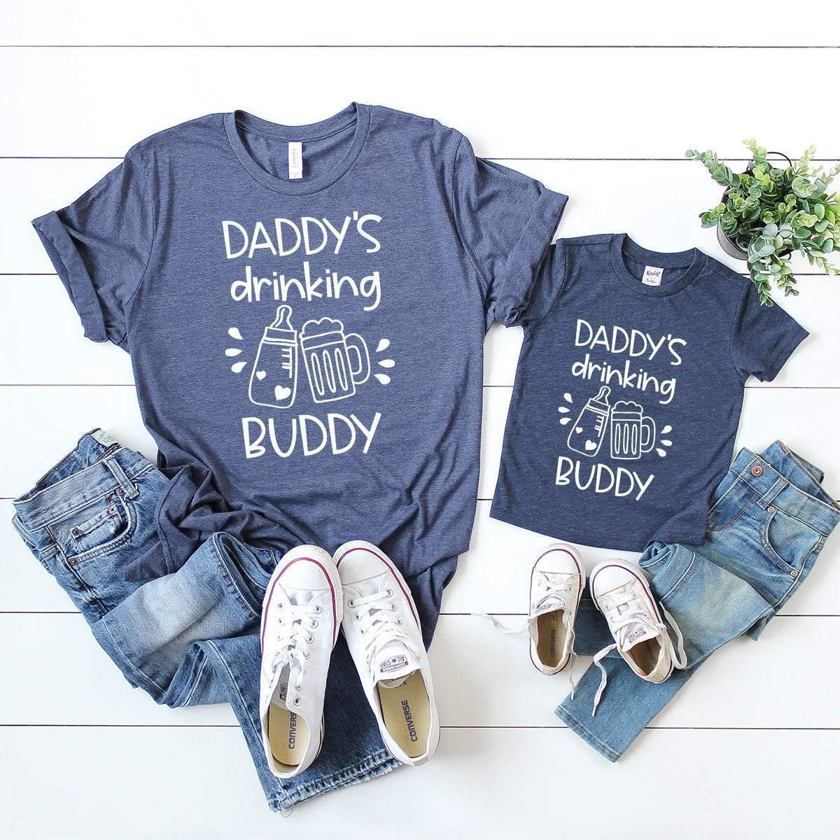 Matching Dad And Baby Shirt, Daddy's Drinking Buddy Shirt, Dad And Son Shirt, Dad Shirt, Baby boy Onesie, Daddy And Me Shirt, father son - Fastdeliverytees.com