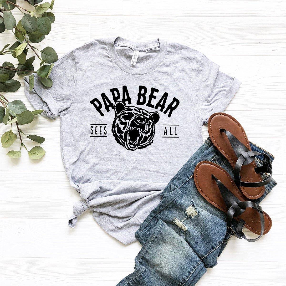 Dad Shirt, Papa Shirt, Shirt For Grandpa, Papa Bear T Shirt, Father's Day Shirt, Dad Gift, Grandpa Gift, Gift For Dad, Bear T-Shirt - Fastdeliverytees.com