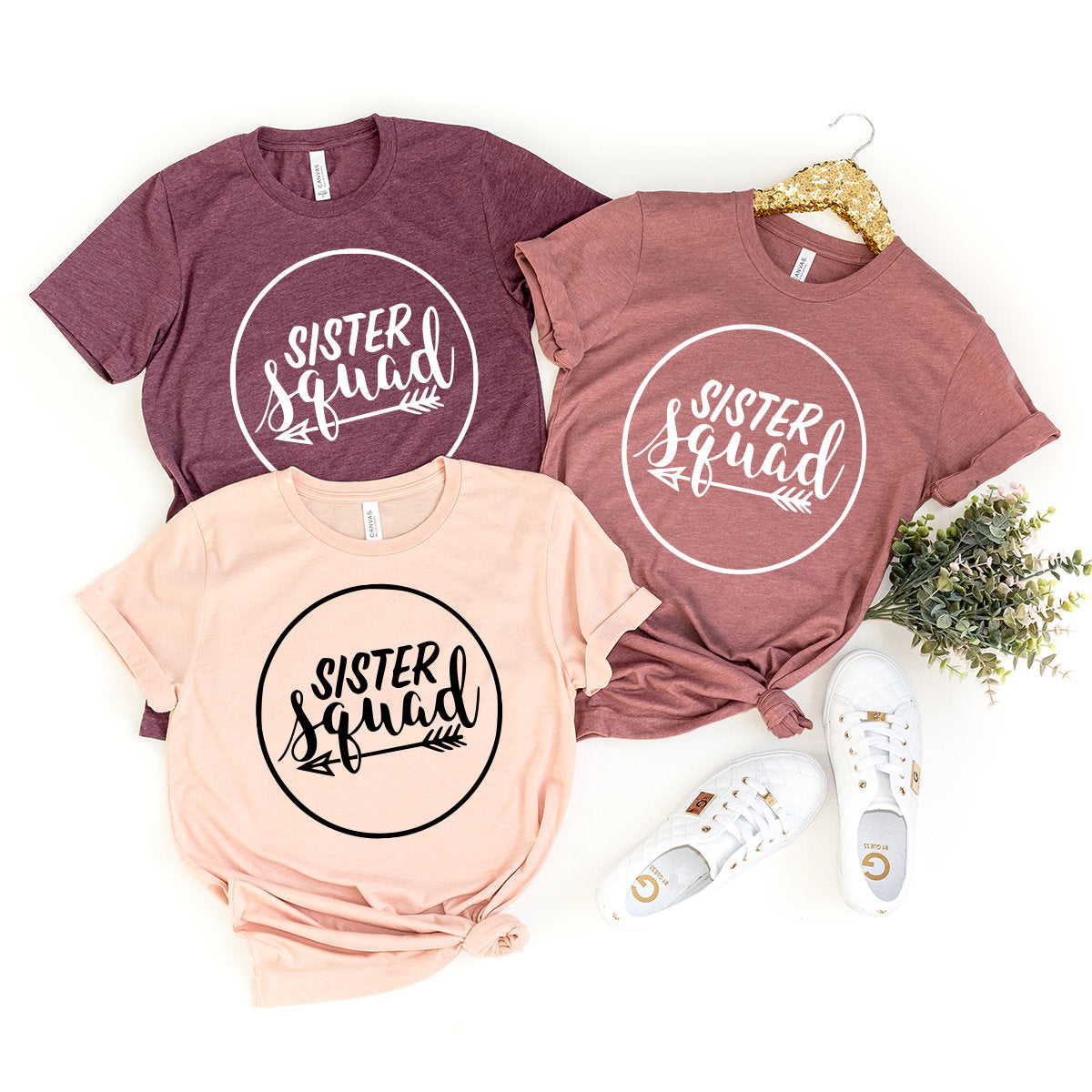 Sister Squad Shirt, Sister Shirt, Sister Birthday Shirt, Sister Matching Shirt, Gift For Sister, Gift For Bff Squad, Funny Sister Shirt - Fastdeliverytees.com