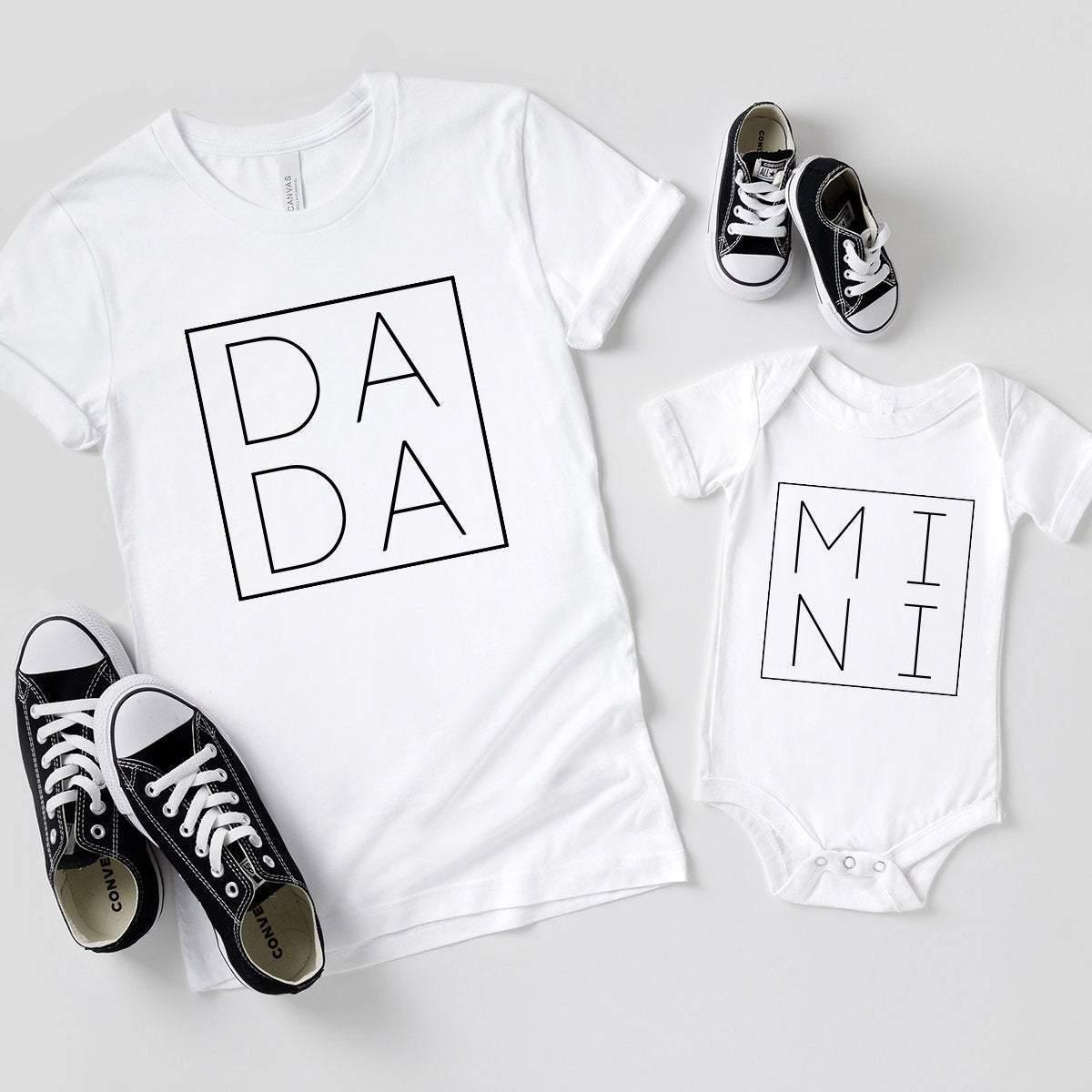 Cool Family Shirt, Dada Mama BigBro Mini Shirt, Family T-Shirt, Family Matching Shirt, Mommy And Me Shirt, Daddy And Me Tee, Family Shirt - Fastdeliverytees.com