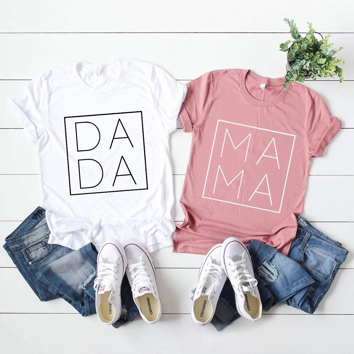 Cool Family Shirt, Dada Mama BigBro Mini Shirt, Family T-Shirt, Family Matching Shirt, Mommy And Me Shirt, Daddy And Me Tee, Family Shirt - Fastdeliverytees.com