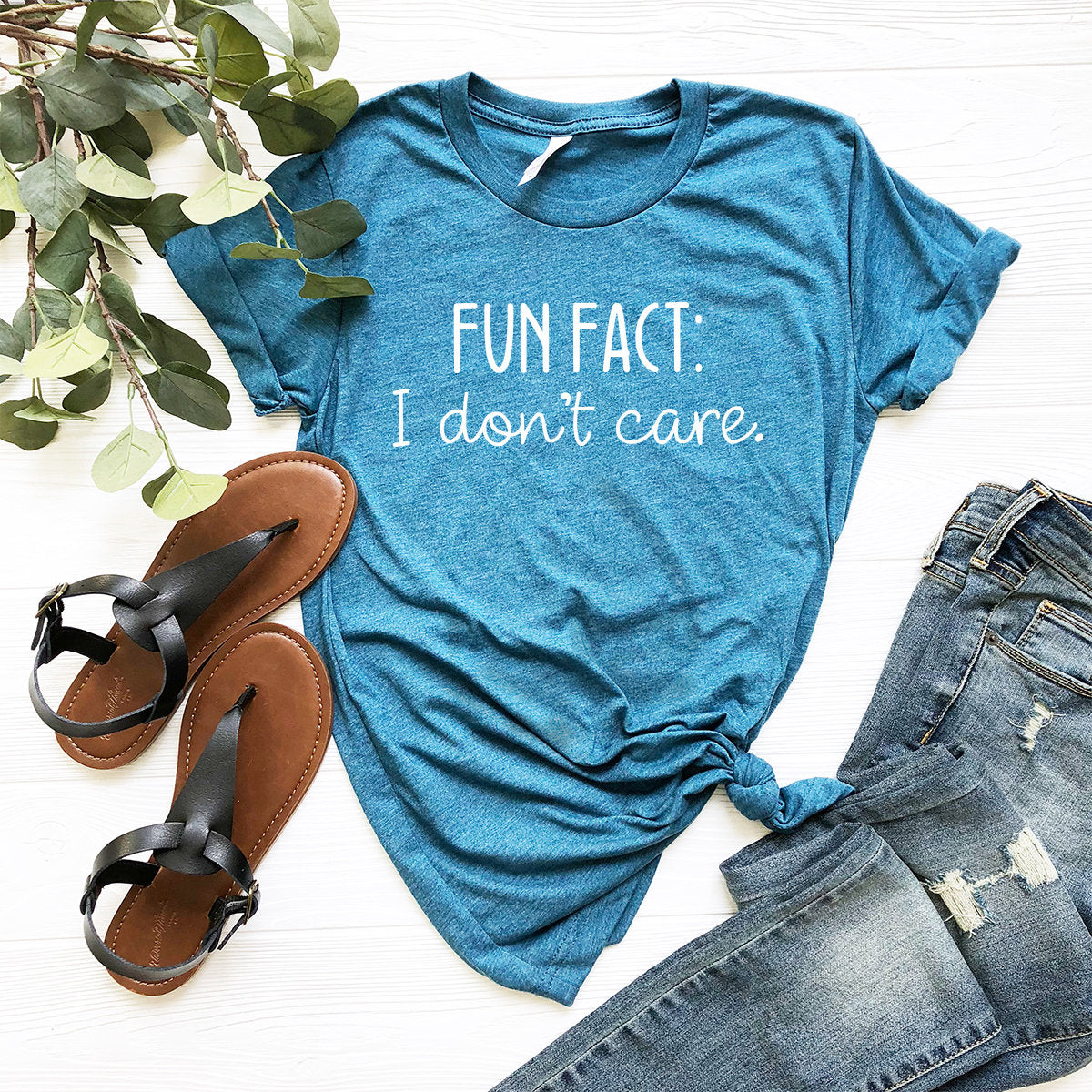 Funny Quotes Shirt, Fun Fact;I Don't Care Shirt, Inspirational Shirt, Funny Mom Shirt, Sarcastic Shirt, Gift For Friend, Shirt With Saying - Fastdeliverytees.com