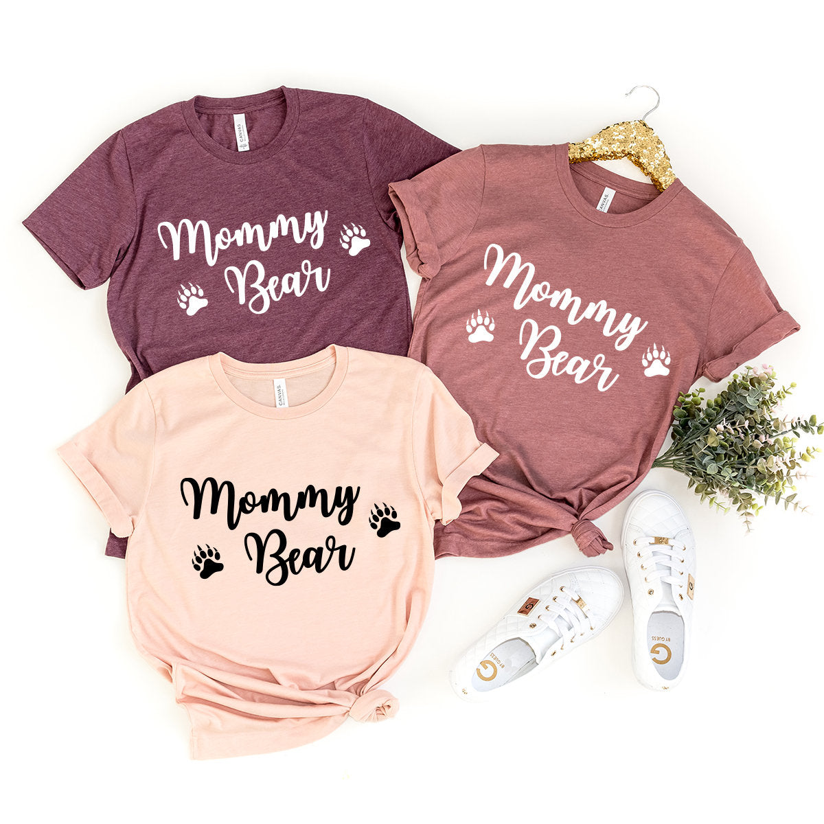 Matching Family Shirt, Mommy Bear Shirt, Mommy Bear Baby Bear Shirt, Bear Family Shirt, Family T-Shirts, Mommy Daddy Baby Shirt, Family Gift - Fastdeliverytees.com