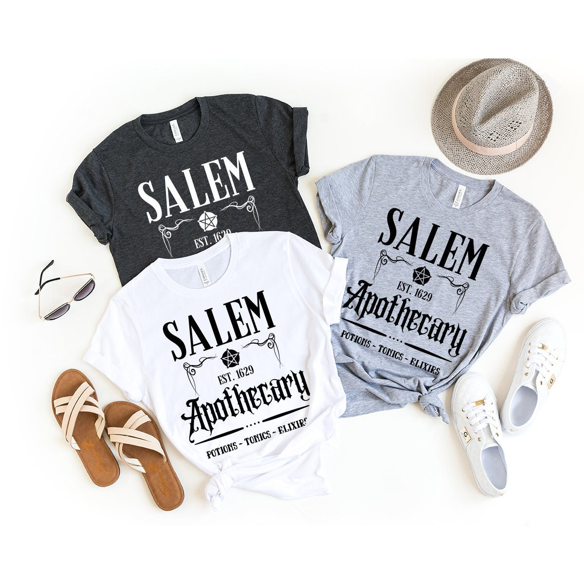 Salem Apothecary T-Shirt, Halloween Apothecary Tshirt, Witch Sisters Shirt, Salem Witch Shirt, Whitch Clothing, Funny Halloween Shirt - Fastdeliverytees.com