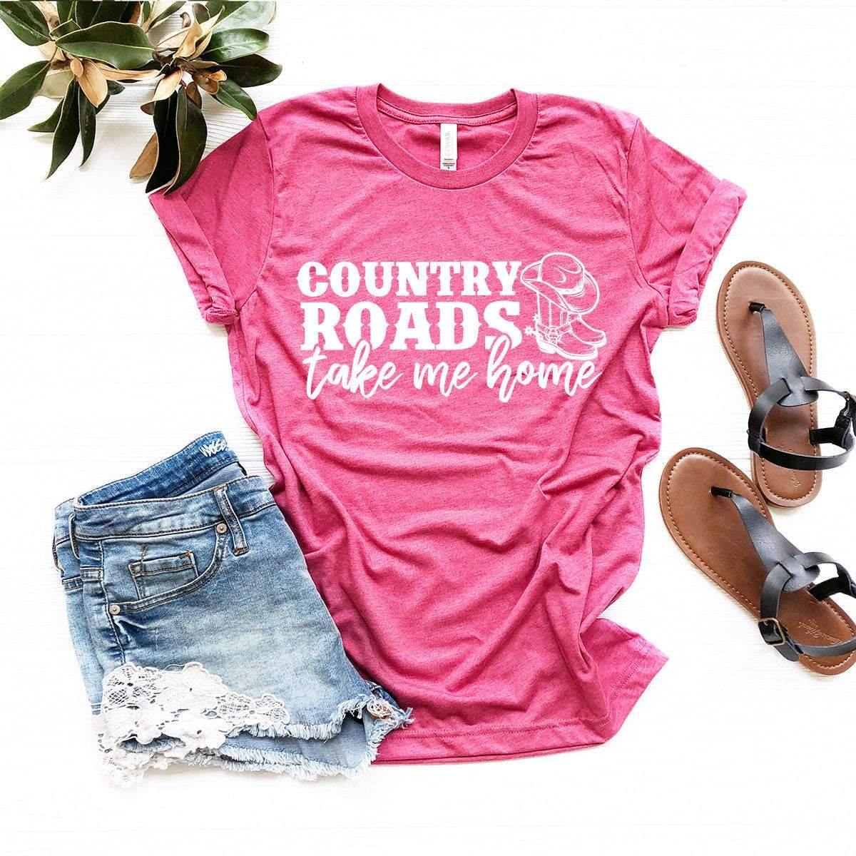 Country Girl Shirt, Western Girl Shirt, Cowgirl Boots Shirt, Southern Girl Shirt, Country Roads Take Me Home Shirt, Southern T-Shirt - Fastdeliverytees.com