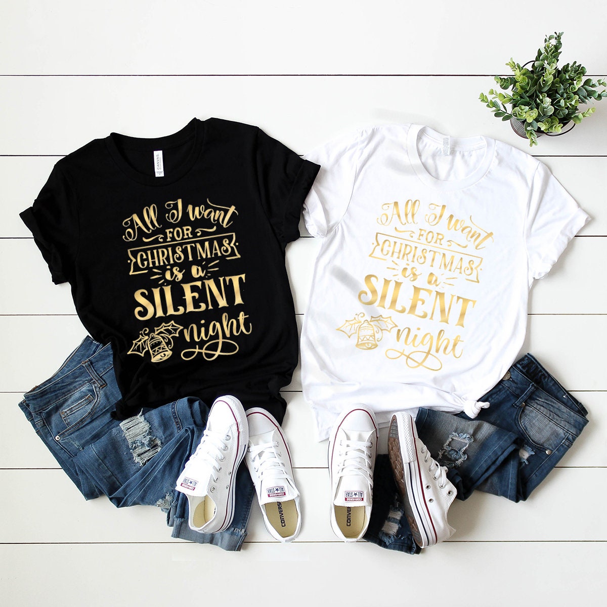 Christmas Shirts, Christmas is a Silent Shirt, Gift for Christmas, Christmas 2022 Shirt, Santa Claus Shirt, Santa Shirt, Xmas Party T-Shirts - Fastdeliverytees.com