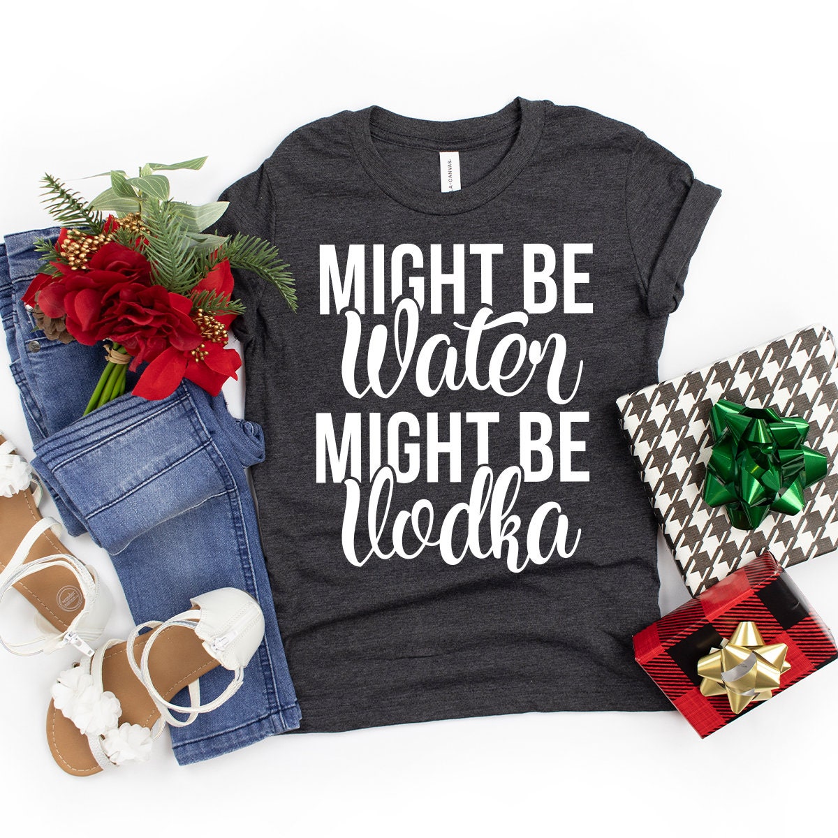 Vodka Shirt, Vodka Lover Tshirt, Vodka Lover Gift, Funny Drinking Shirt, Alcohol Shirt, Might Be Water Might Be Vodka Shirt, Party Shirt - Fastdeliverytees.com