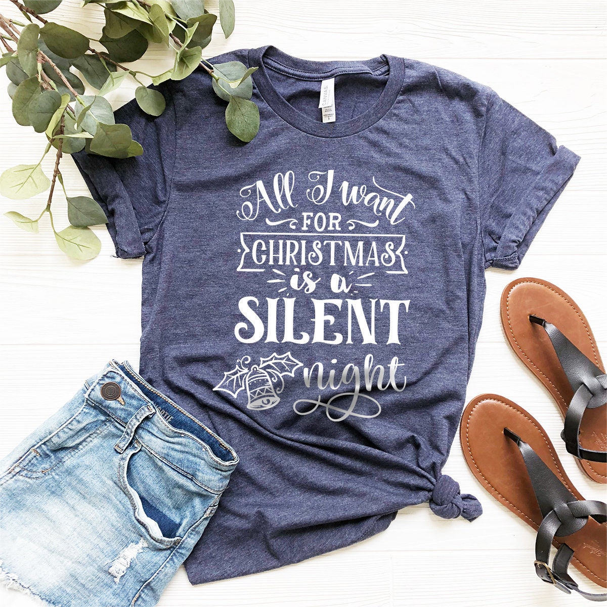 Christmas Shirts, Christmas is a Silent Shirt, Gift for Christmas, Christmas 2022 Shirt, Santa Claus Shirt, Santa Shirt, Xmas Party T-Shirts - Fastdeliverytees.com