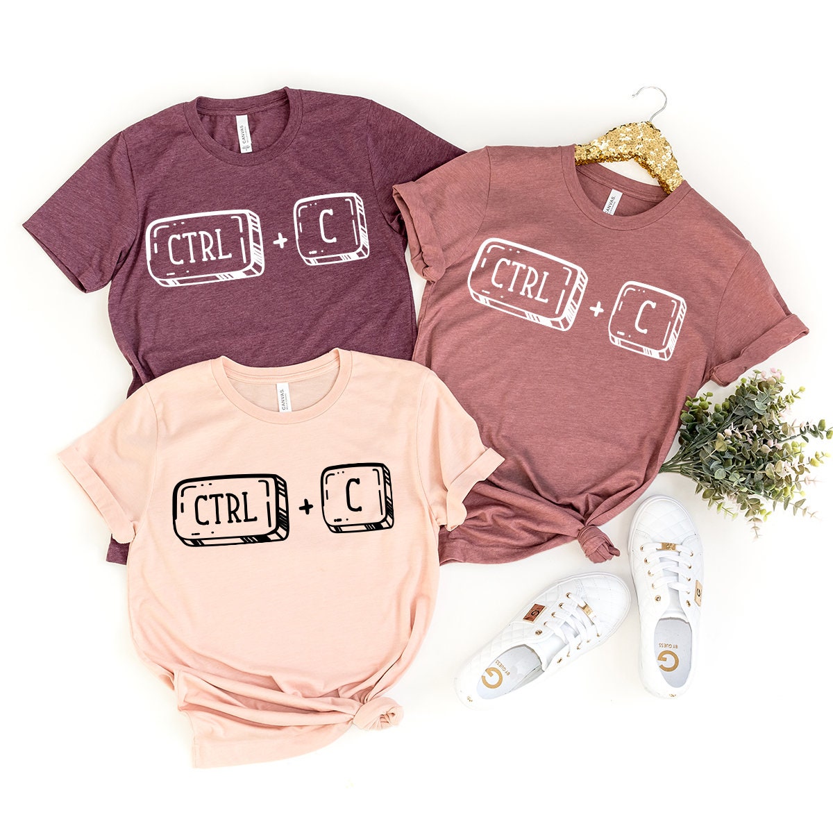Copy T-Shirt, Ctrl C Ctrl V Shirt, Matching Family Shirt, Funny Family Shirt, Daddy And Me Shirt, Mom And Me Tee, Family T Shirt - Fastdeliverytees.com