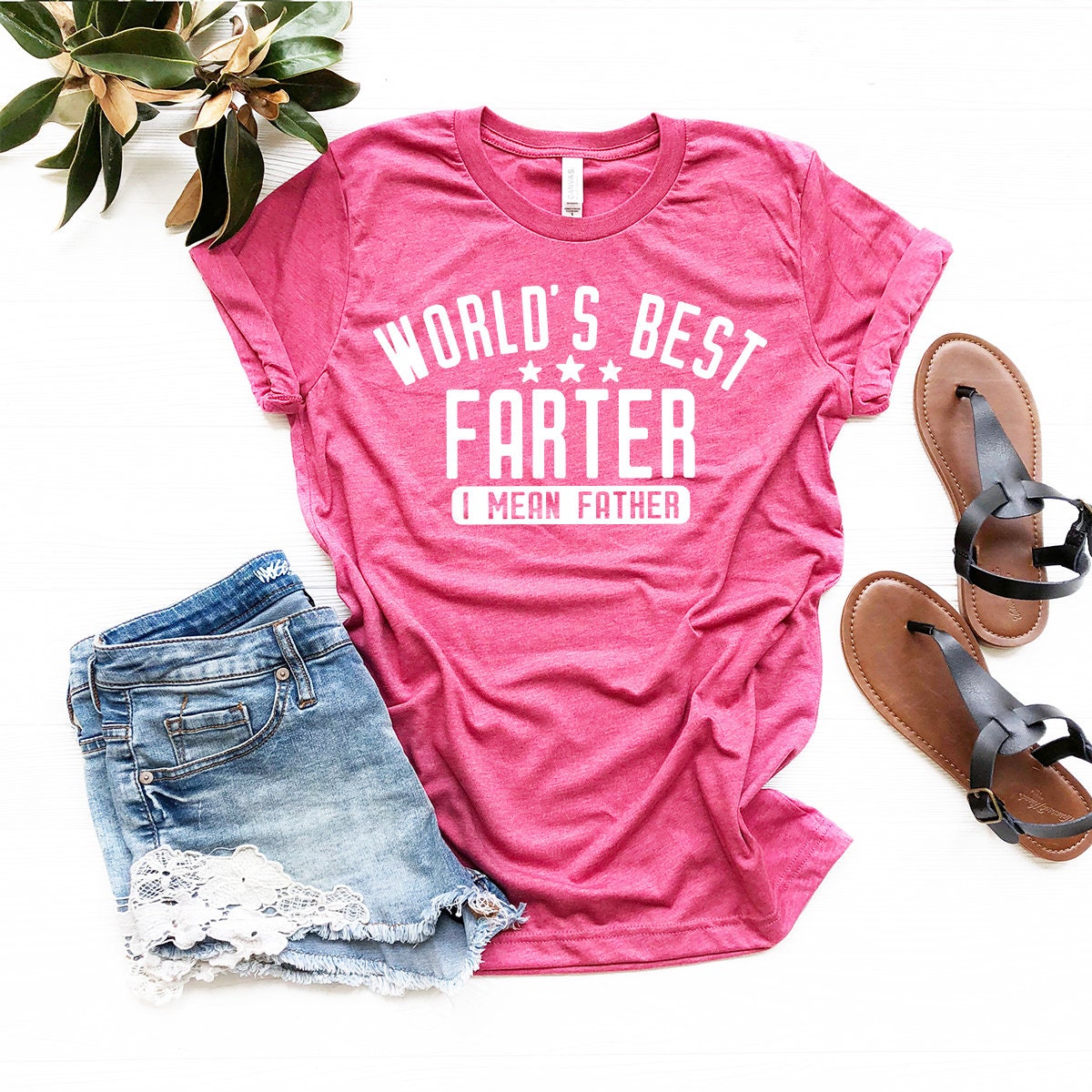 Funny Dad Shirt, Dad Birthday Gift, Dad Gift, Gift For Dad, Father Humor Shirt, Farter Father Tee, World's Best Farter I Mean Father Shirt, - Fastdeliverytees.com