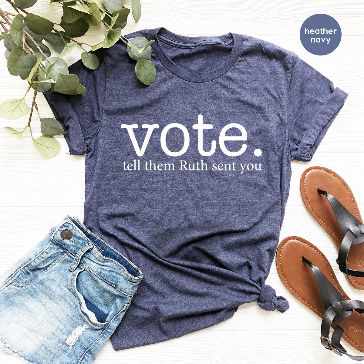 Ruth Bader Ginsburg Shirt, Vote Tell Them Ruth Sent You, Political Shirt, Feminist T-Shirt, Send Me RBG, Women's Rights Equality Shirt - Fastdeliverytees.com
