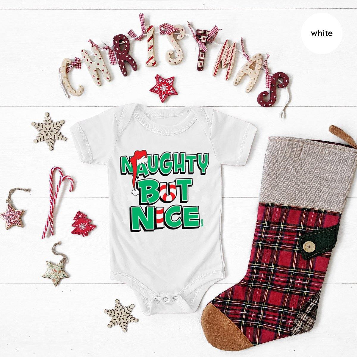 Naughty Nice Youth, Cute Christmas Shirt, Holiday Toddler, Funny Christmas Shirt, Christmas 2020 Shirt, Happy Holla Days, Santa Claus Shirt - Fastdeliverytees.com