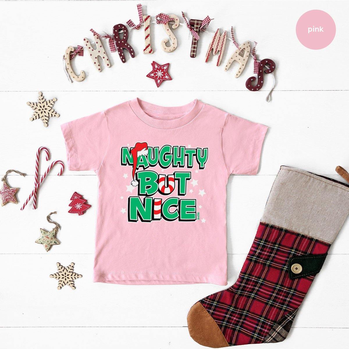 Naughty Nice Youth, Cute Christmas Shirt, Holiday Toddler, Funny Christmas Shirt, Christmas 2020 Shirt, Happy Holla Days, Santa Claus Shirt - Fastdeliverytees.com