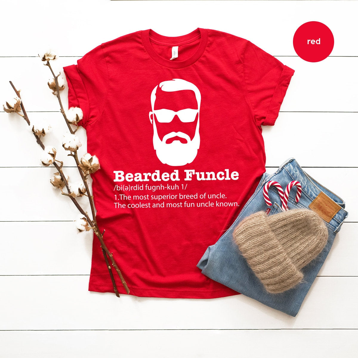 Bearded Funcle Shirt, Funny Uncle Shirt, Bearded Funcle Definition Shirt, Funny Family Gift,Uncle T Shirt,Bearded Uncle Shirt, Uncle Gift - Fastdeliverytees.com