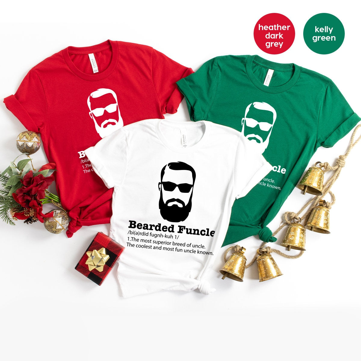 Bearded Funcle Shirt, Funny Uncle Shirt, Bearded Funcle Definition Shirt, Funny Family Gift,Uncle T Shirt,Bearded Uncle Shirt, Uncle Gift - Fastdeliverytees.com