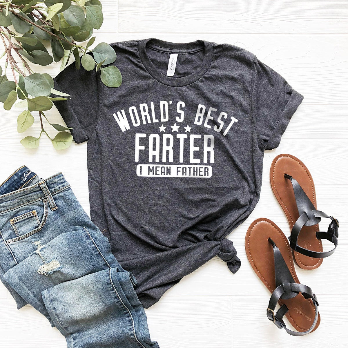 Funny Dad Shirt, Dad Birthday Gift, Dad Gift, Gift For Dad, Father Humor Shirt, Farter Father Tee, World's Best Farter I Mean Father Shirt, - Fastdeliverytees.com
