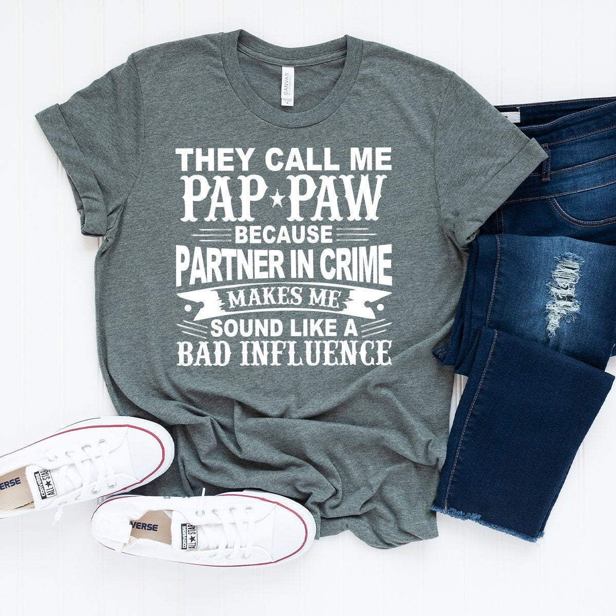 They Call Me Pap Paw T-Shirt, Papaw Gift, Gift For Grandpa, Papa Shirt, Best Papa T Shirt, Personalized Grandpa Shirt, Grandfather Shirt - Fastdeliverytees.com