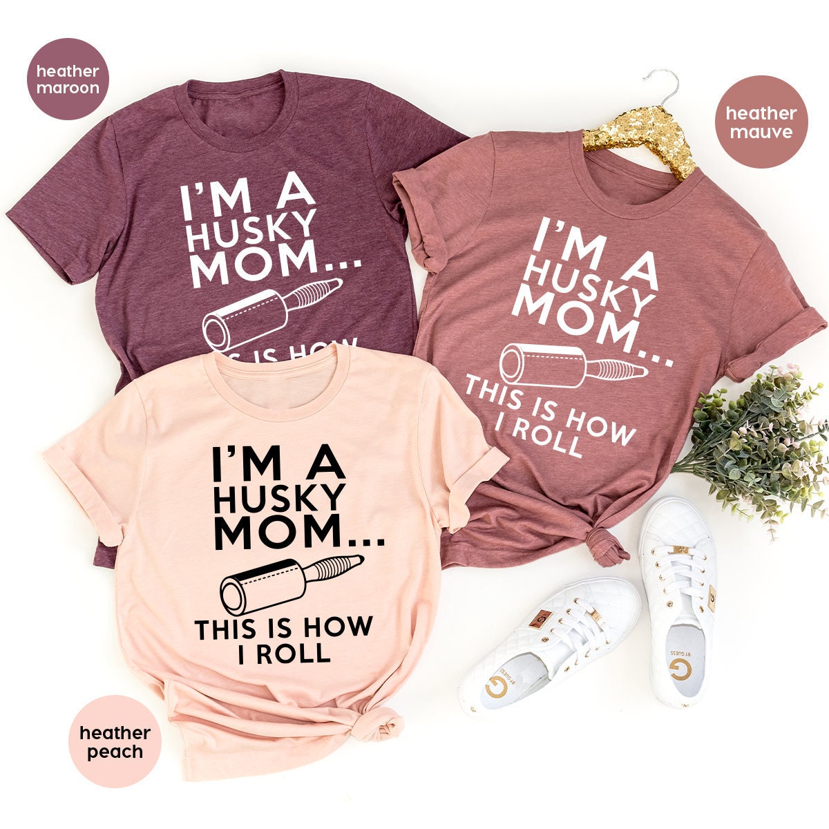 Dog Mom T Shirt, Mom Life Shirt, I'm A Husky Mom This Is How I Roll Shirt, Mothers Day Shirt, Dog Mom Gift, Dog Lover Shirt, Husky Mama Gift - Fastdeliverytees.com