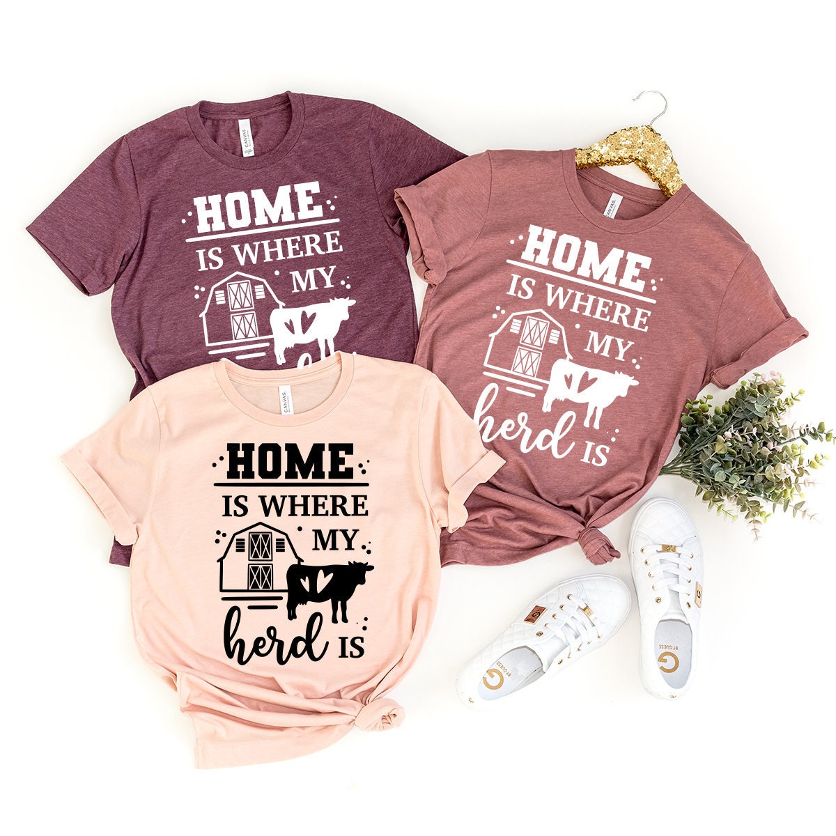 Farmer Shirt, Country Shirt, Home Is Where My Herd Is Shirt, Funny Farming Shirt, Cow Shirt, Shirt For Farmers, Barns Life, Southern Shirt - Fastdeliverytees.com