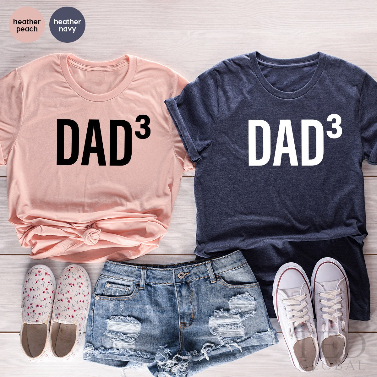 Funny Dad Shirt, Dad Of Three Boys Tee, Dad Cubed Shirt, Dad3 TShirt, Father's Day Shirt, Dad Of 3 Daughter Shirt, Best Father Gift - Fastdeliverytees.com