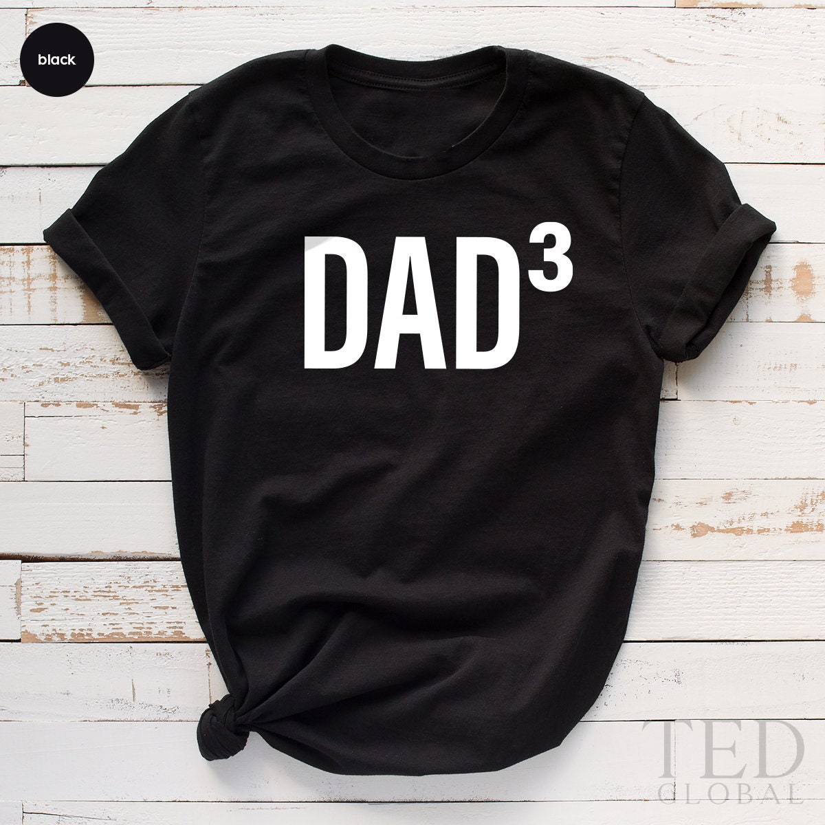 Funny Dad Shirt, Dad Of Three Boys Tee, Dad Cubed Shirt, Dad3 TShirt, Father's Day Shirt, Dad Of 3 Daughter Shirt, Best Father Gift - Fastdeliverytees.com