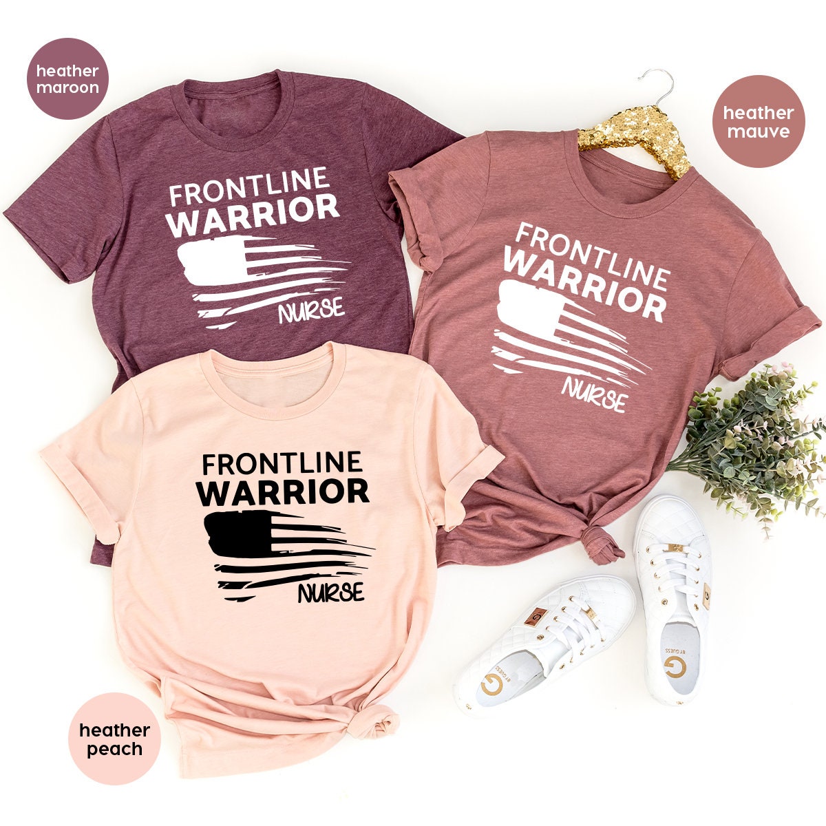 Nurses  T Shirt, Frontline Warrior Nurses Shirt, Frontline Nurses Shirts, Quarantine T Shirt, Nurses Gift, Front Line Heroes T Shirt - Fastdeliverytees.com