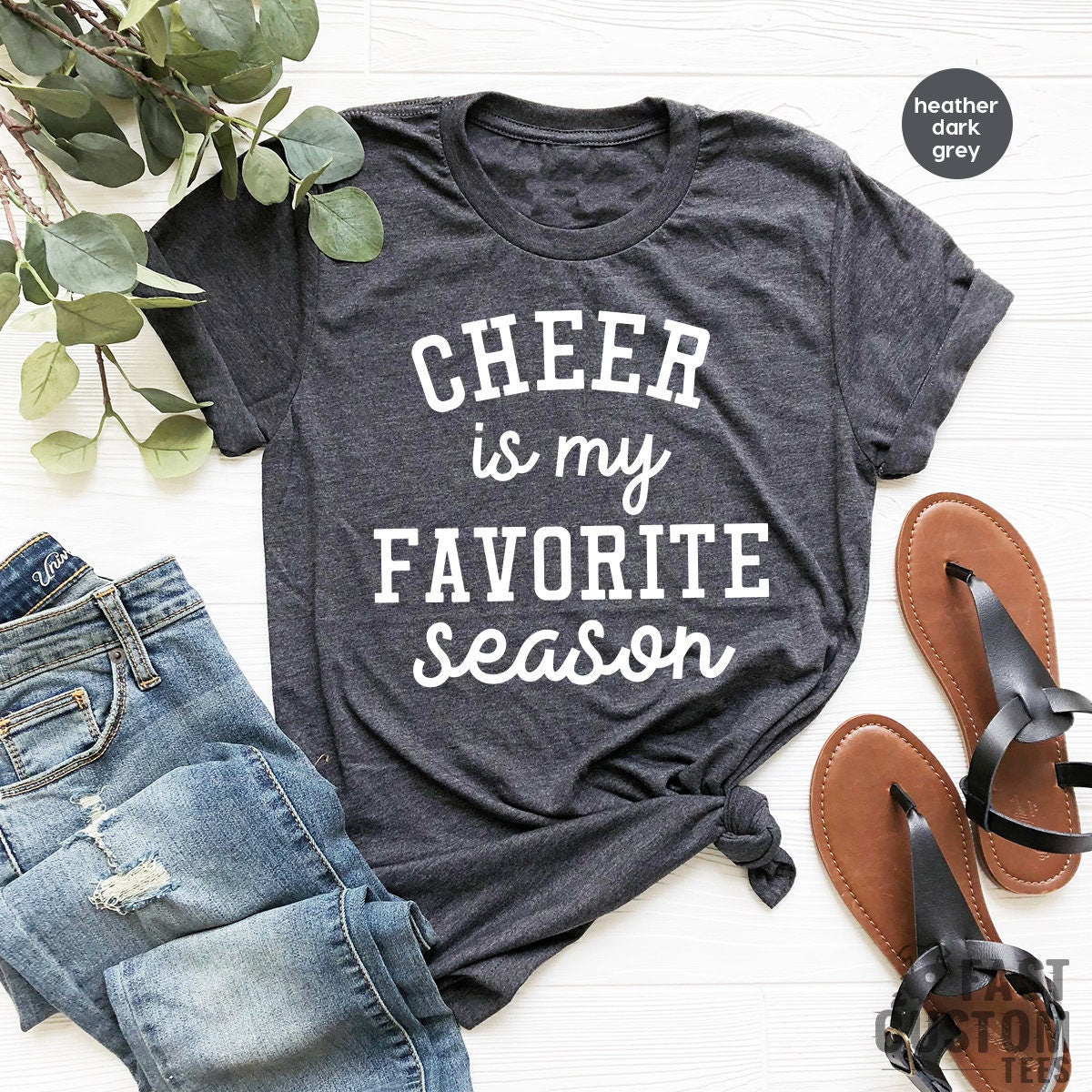 Cheer Is My Favorite Season Shirt, Cheerleader TShirt, Cheer Gifts, Football Lover Tee, Game Days Shirt, Sport Team Shirt - Fastdeliverytees.com