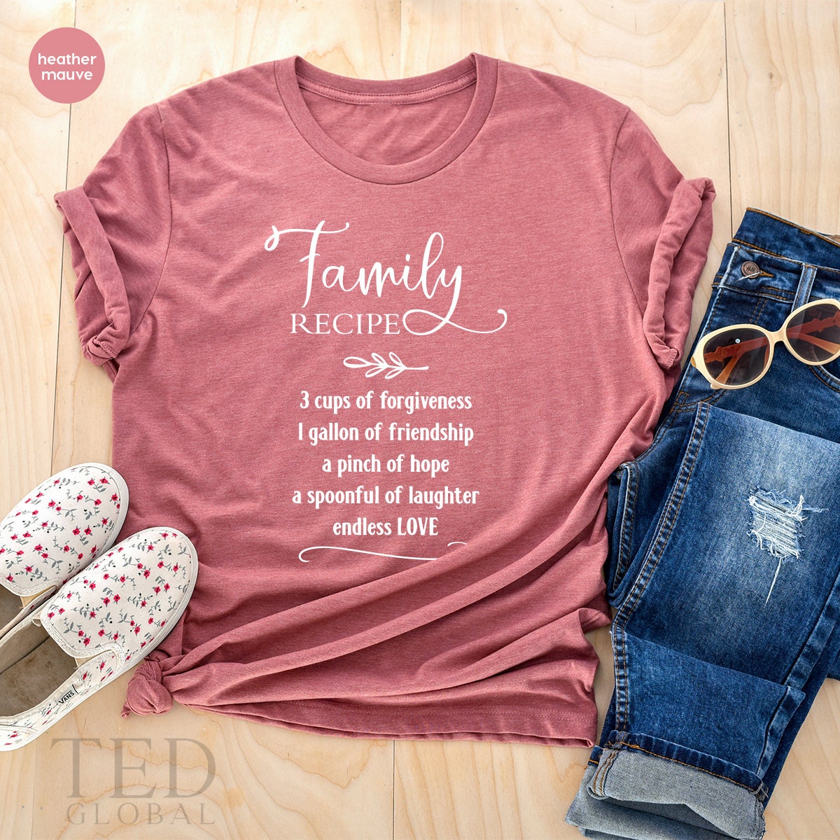 Family Reunion Shirts, Family Recipe Shirt, Thanksgiving Shirts, Christian T-Shirt,  Family Matching TShirt,  Spiritual T Shirt - Fastdeliverytees.com