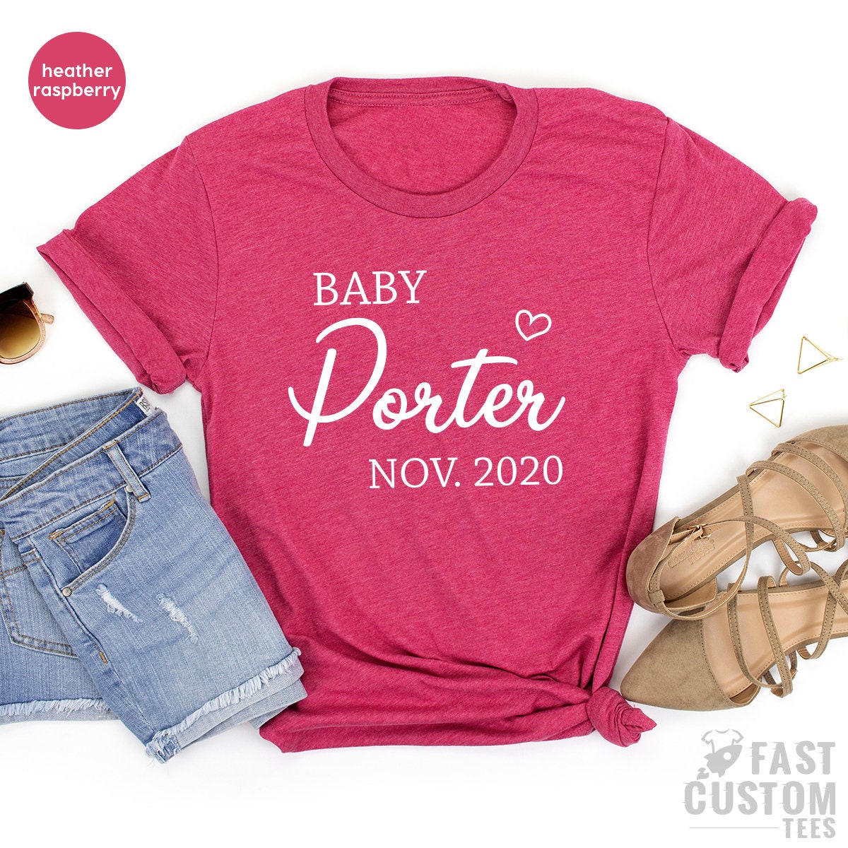 Custom Baby Shirt, New Baby TShirt, Baby Announcement, New Born Gift, Personalized Bodysuit, Baby Girl Shirts, Baby Bodysuit, New Mama Shirt - Fastdeliverytees.com
