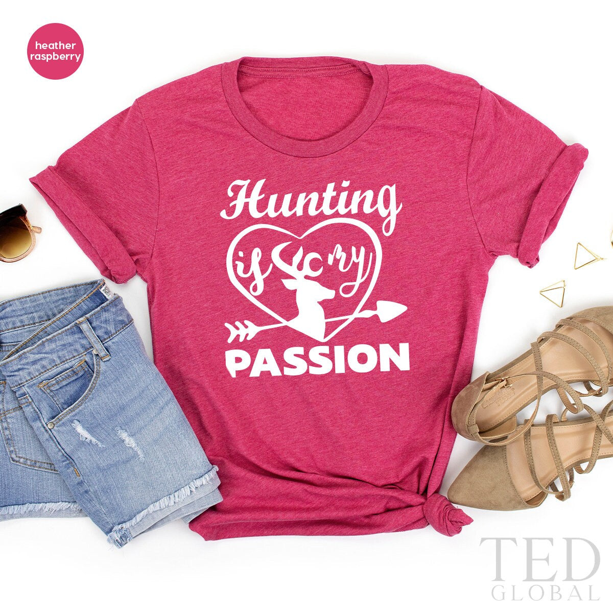 Deer Hunters T-Shirt, Buckin Dad T Shirt,  Hunting Is My Passion T Shirt, Fathers Day Gifts,  Wildlife Lover Shirt, Hunting Shirt - Fastdeliverytees.com