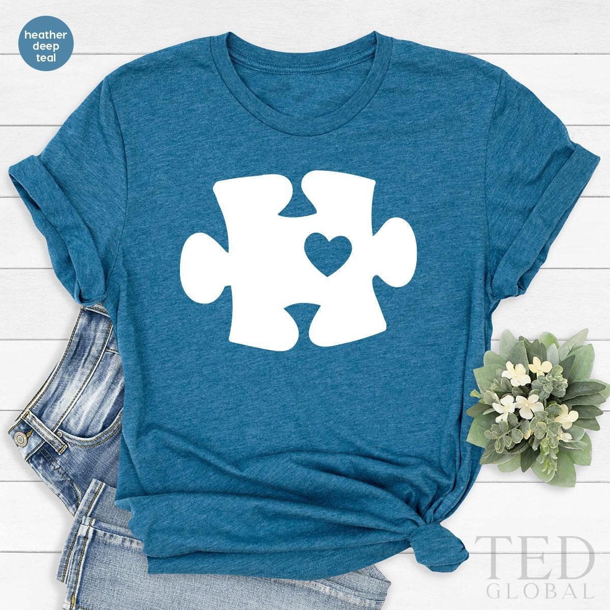 Autistic Child Shirt, SPED Teacher Shirts, Autism Family Shirt, Autism Puzzle - Fastdeliverytees.com