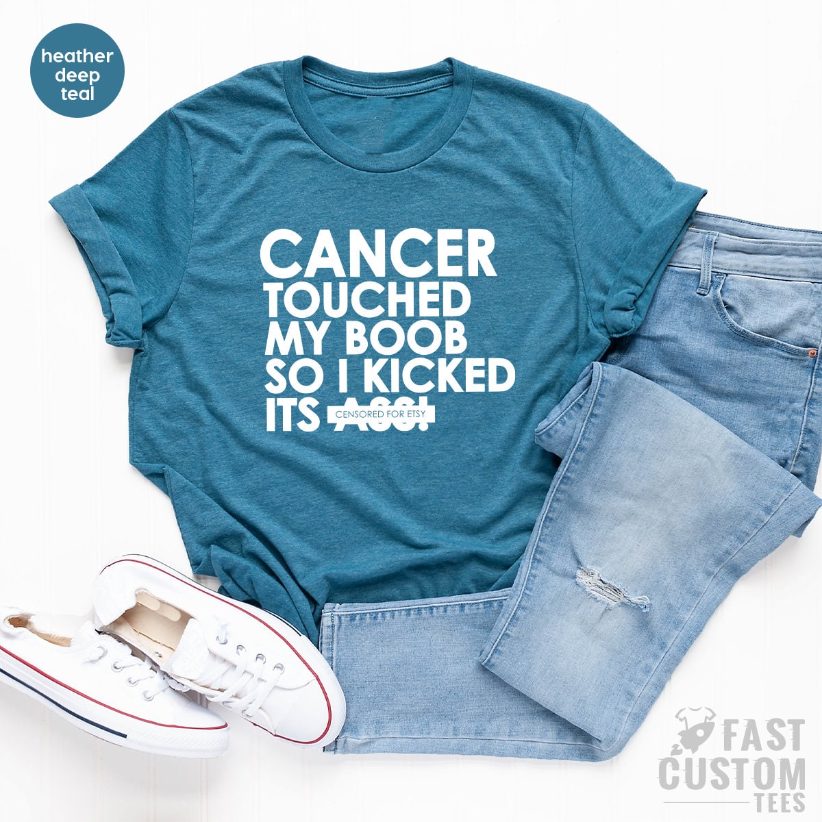 Funny Cancer Shirt, Cancer Awareness Tee, Breast Cancer TShirt, Cancer Touch My Boobs, Cancer Survivor Shirt, Team Cancer Shirt, Cancer Tee - Fastdeliverytees.com